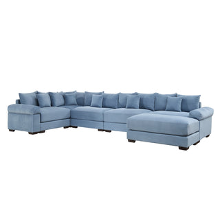 Velora Cloud Modular Sofa - Blue