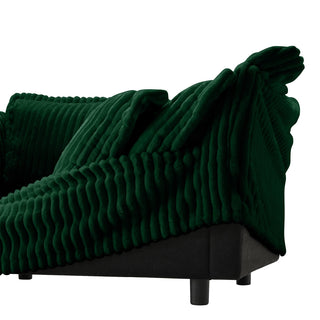 Slipcovered Fluffy Sofa - 2 Seat Dweva