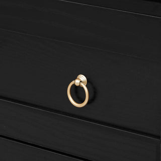 K&K 71" Tall Arched Kitchen Pantry Cabinet with 2 Large Drawers, Modern Farmhouse Kitchen Storage Cabinets with Adjustable Shelves, Glass Door, Wood Versatile Cupboard for Kitchens, Dining Room, Black Dweva