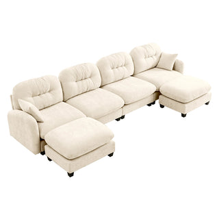 Mira King With Double Ottoman Dweva