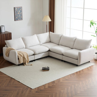 L Shaped Modular Free Combination Sectional Sofa Dweva