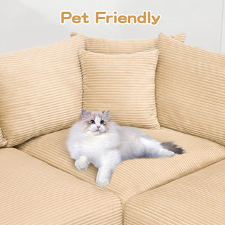 Velora Cloud Modular Sofa - Camel