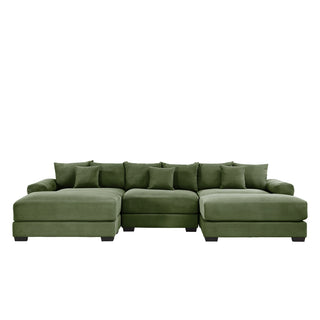 Velora Cloud Modular Sofa - Green