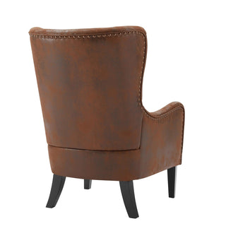 HI-BACK Studded Chair,Arm Chair,Living-room, Study and Bedroom Dweva