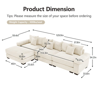 Velora Cloud Modular Sofa