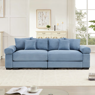 Velora Cloud Modular Sofa - Blue