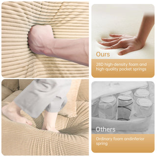 Velora Cloud Modular Sofa - Camel