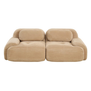 Cove Corduroy Modular Cloud Sectional Sofa Dweva