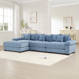Velora Cloud Modular Sofa - Blue