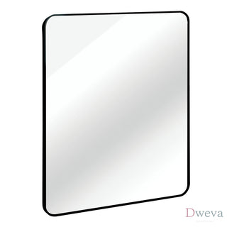 Black 30 "x36" Rectangular Bathroom Wall Mirror Dweva