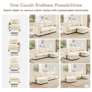 Loveseat Cloud Sectional Couches Dweva