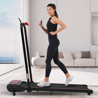 NEW Folding Walking Pad Under Desk Treadmill for Home Office -2.5HP Walking Treadmill With Incline 0.5-7.5MPH 300LBS Capacity Treadmill for Walking Running - Two Ways to Adjust Speed Dweva