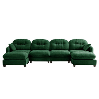 Mira King With Double Ottoman Dweva