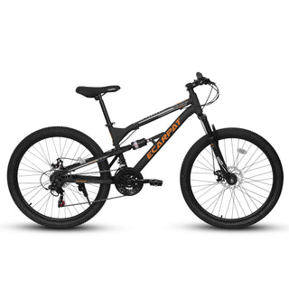 A26207 26 Inch Steel Frame Shock Fork Plus Shock Absorber 21-speed Unisex Mountain Bike Dweva