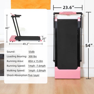 Treadmills for Home, Treadmill with LED for Walking & Running