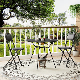 2pcs Folding Stool with Back, Cushioned Padded Folding Stool, Portable Folding Chairs for Outdoor Indoor Kitchen Shop Cafe(Expect Arrival Date 2025/6/30) Dweva