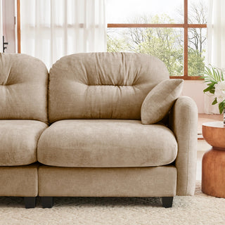 Mira Loveseat With Ottoman Dweva