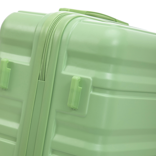 HIFINE TOURIST 20"/24"/28" 3 pcs/set in ABS Spinner Wheel Luggage, Carry on Suitcase, Matching Color, TSA Combination Lock (Green) Dweva
