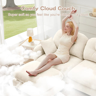 Loveseat Cloud Sectional Couches Dweva