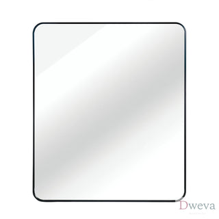Black 30 "x36" Rectangular Bathroom Wall Mirror Dweva
