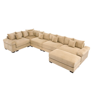 Velora Cloud Modular Sofa - Camel