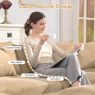 Velora Cloud Modular Sofa - Camel