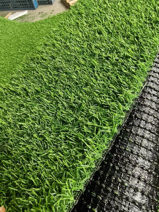 3FT *32FT Artificial turf, professional dog mat large turf outdoor carpet terrace pet lawn, artificial carpet with drainage holes(Grass height 0.78 inches/2cm) Dweva