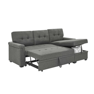 86'' Upholstered Pull-Out Sofa Bed Dweva