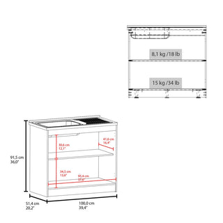Montello Utility Sink, Kitchen,White Dweva