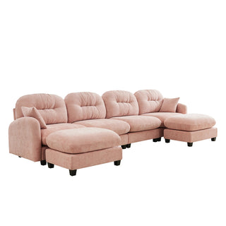 Mira King With Double Ottoman Dweva