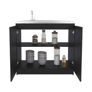 Montello Utility Sink, Kitchen, Black Dweva