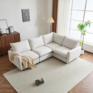 L Shaped Modular Free Combination Sectional Sofa Dweva