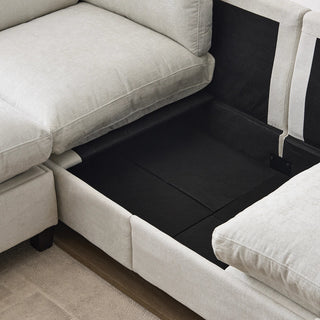 96.5" Sectional Couch Dweva