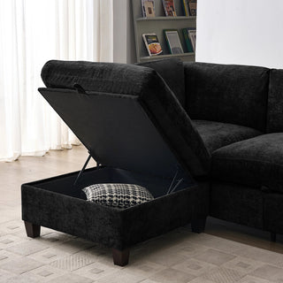 96.5" Sectional Couch Dweva