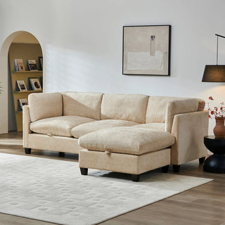 96.5" Sectional Couch Dweva
