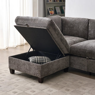 96.5" Sectional Couch Dweva