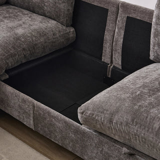 96.5" Sectional Couch Dweva