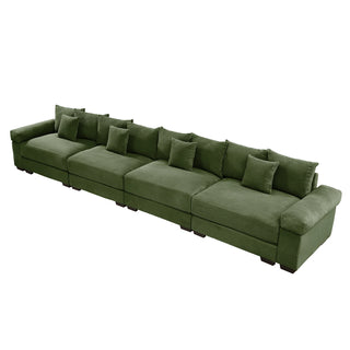 Velora Cloud Modular Sofa - Green