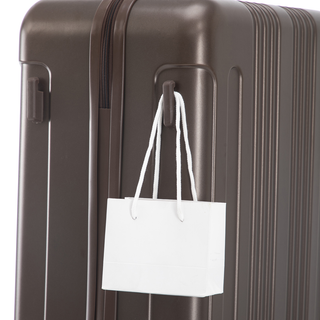 20"/24"/28" 3 pcs/set in ABS Spinner Wheel Luggage, Carry on Suitcase, Matching Color, TSA Combination Lock (Brown) Dweva