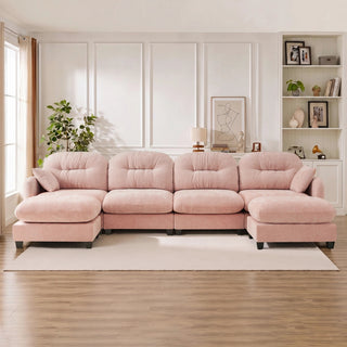 Mira King With Double Ottoman Dweva