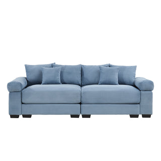 Velora Cloud Modular Sofa - Blue