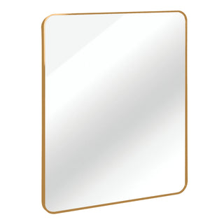 Gold 30 "x36" Rectangular Bathroom Wall Mirror Dweva