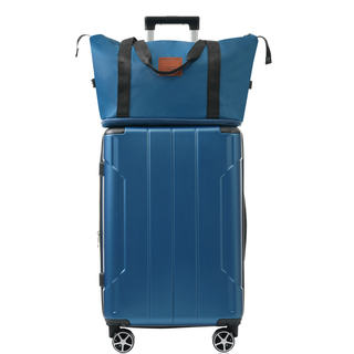 Hardshell Luggage Sets 6 Piece Suitcase Set, Expandable Lightweight Suitcases with Dual Wheels, TSA Lock for Men Women, Blue Dweva