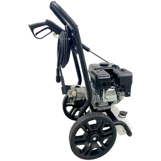 3500PSI Gas Pressure Washer, 2.5GPM Gas Powered High Pressure Washer with 212CC RATO Engine, 5PCS Adjustable Nozzles, Onboard Soap Tank, Spray Gun and Wand, Multi use. Black Color Dweva