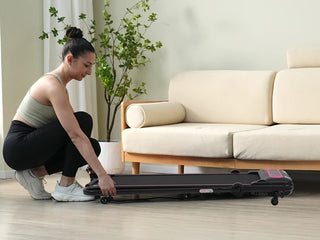 NEW Folding Walking Pad Under Desk Treadmill for Home Office -2.5HP Walking Treadmill With Incline 0.5-7.5MPH 300LBS Capacity Treadmill for Walking Running - Two Ways to Adjust Speed Dweva