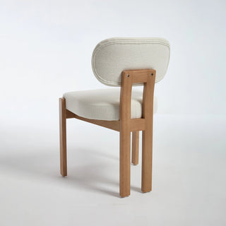 Wooden Dining Chairs Set of 2, Modern Fabric Upholstered Dining Room Chair Kitchen Chairs, Farmhouse Dinner Chair for Kitchen Dining Room Dweva