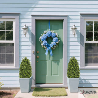 3FT Artificial Boxwood Cone Tree Faux Shrub for Outdoor Planter and Entryway Décor 2pcs/set Dweva