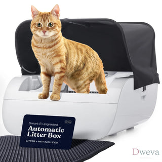 Smart Cat Litter Box Cat Litter Box Wide Opening Dweva