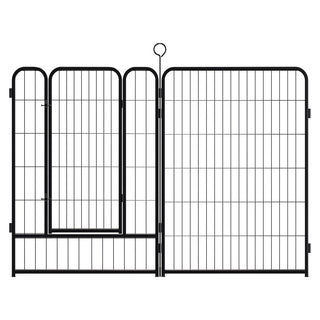 16 Panels Heavy Duty Metal Playpen with Self-Locking Gate, Extra Tall 40" Dog Fence Pet Exercise Pen for Outdoor and Indoor-Easy Setup Exercise Pen for Large Dogs Dweva