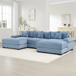 Velora Cloud Modular Sofa - Blue